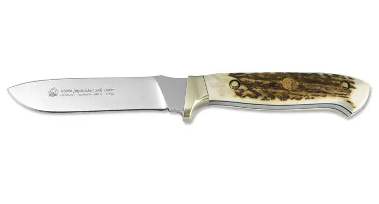puma-jagdnicker-240-jagdmesser-hirschhorn-feststehend image 1