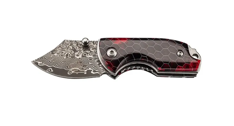 puma-tec-damast-einhandmesser-kunstharz-mini-liner-lock image 1