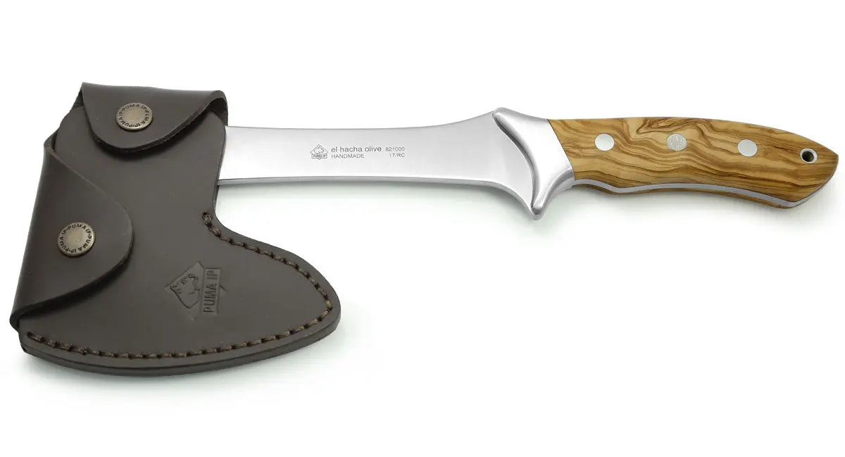 puma-ip-el-hacha-olive-axt-olivenholz-mit-pumakopf image 6