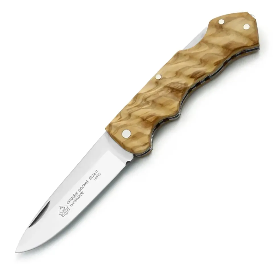 puma-ip-ondular-pocket-taschenmesser-olivenholz-rostfrei image 1