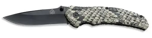 puma-tec-einhandmesser-schlangenhaut-taschenmesser-klappmesser image 1