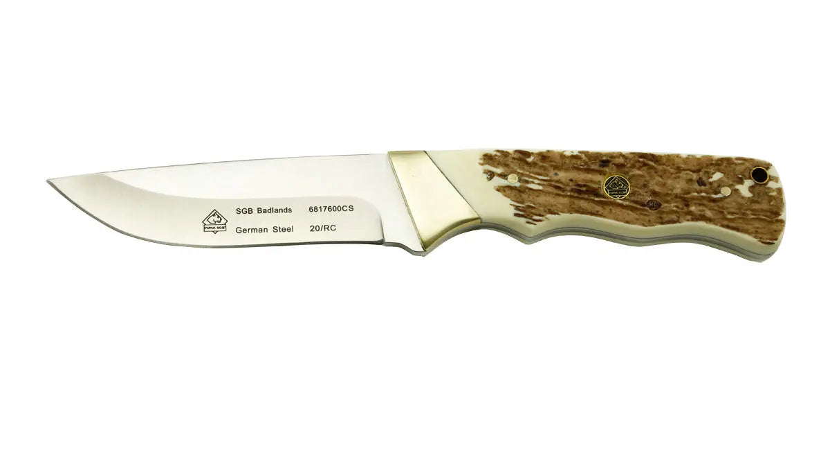 puma-sgb-badlands-jagdmesser-pom-hirschhornoptik-scheide image 2