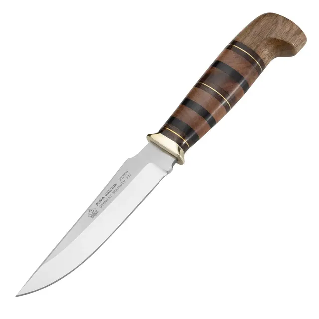 puma-unicum-81-finnenmesser-einzelst-ck-holz-lederscheide image 1