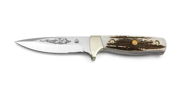 puma-merlin-k-jagdmesser-hirschhorn-jagdmotiv-teinge-tzt image 1