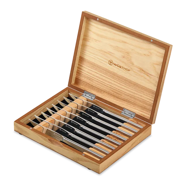 w-sthof-classic-mignon-steakmesser-set-8-tlg-olivenholz image 1