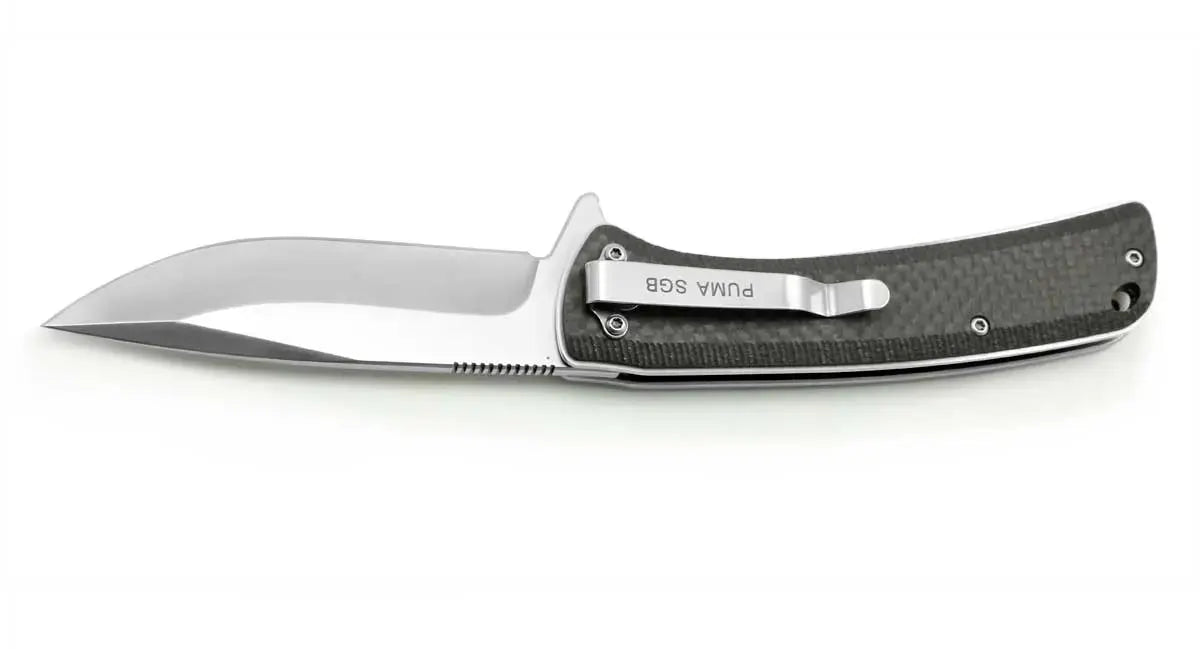puma-sgb-mach1-einhandmesser-carbon-drop-point-1-4116-liner-lock image 5