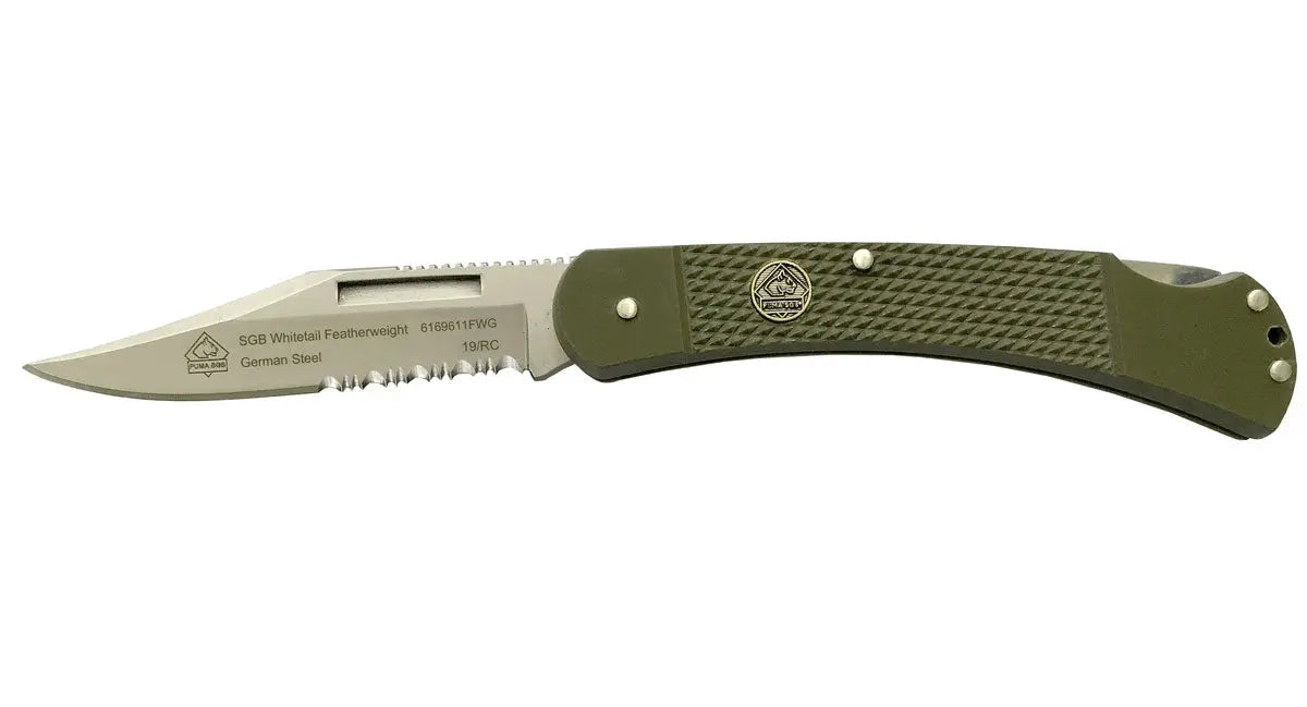 puma-sgb-whitetail-featherweight-taschenmesser-oliv-g10-s-ge image 1