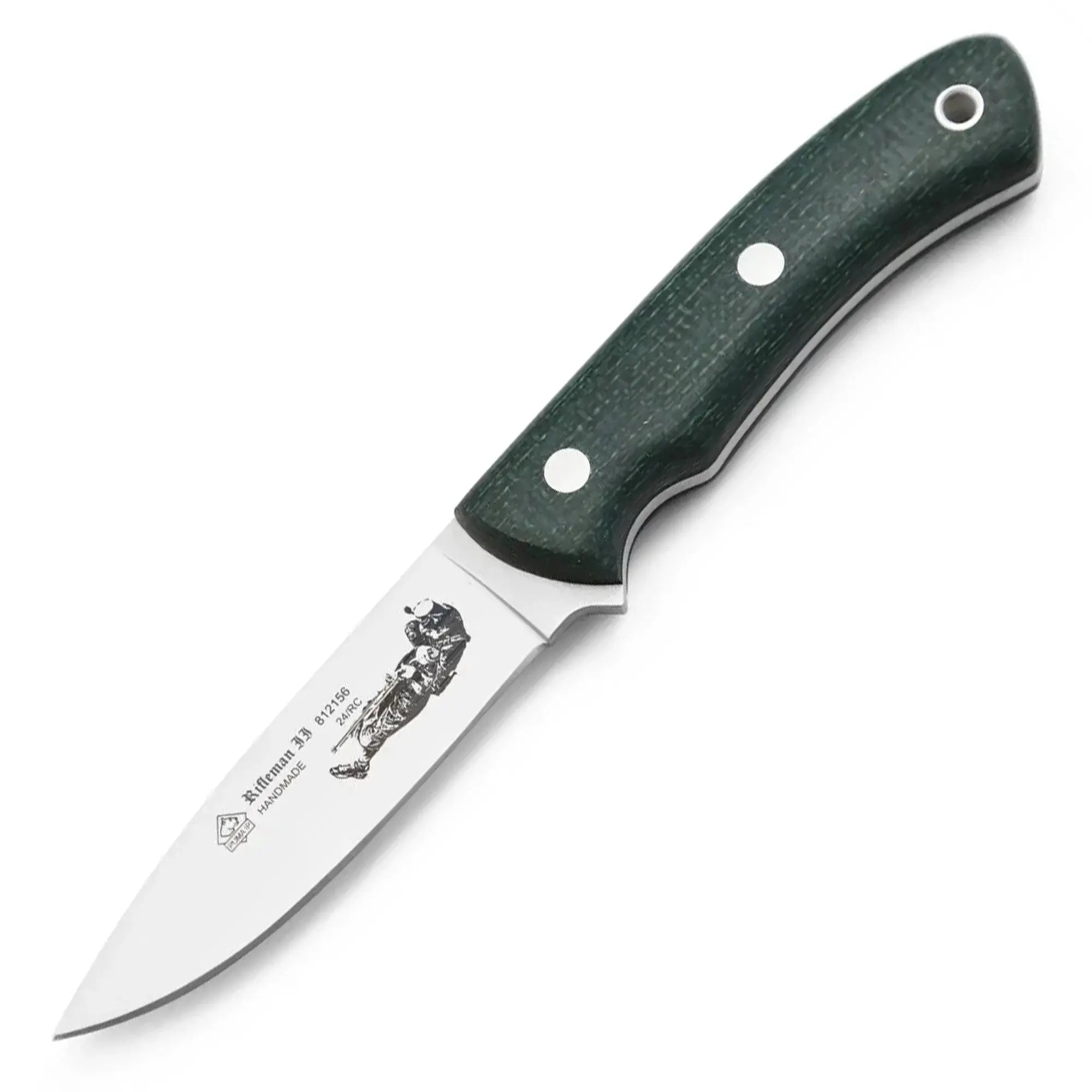 puma-ip-rifleman-ii-feststehendes-messer-jute-micarta-97-mm image 1