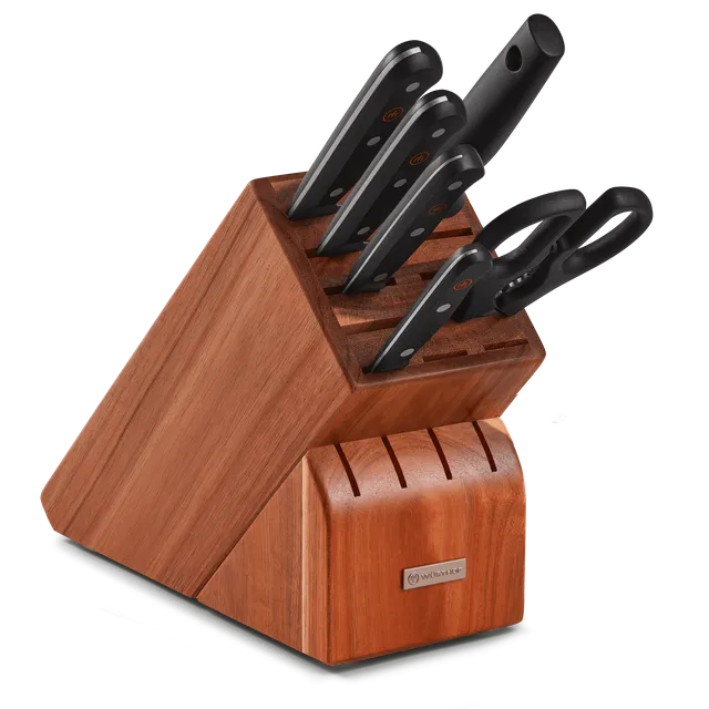w-sthof-gourmet-messerblock-set-7-teilig-akazie image 1