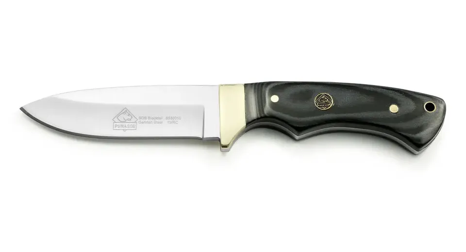 puma-sgb-blacktail-micarta-jagdmesser-droppoint-8-5-cm image 1