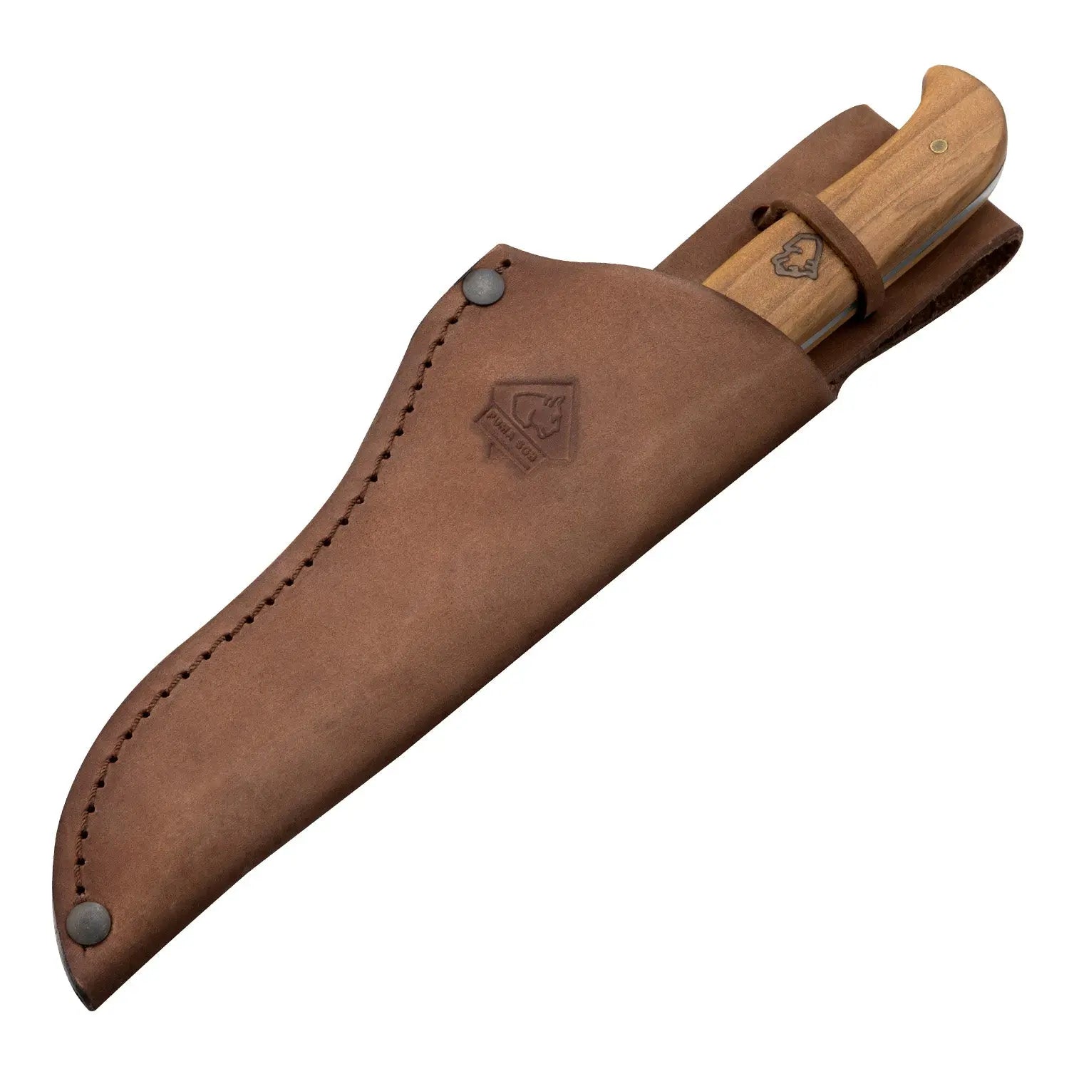 puma-sgb-trail-guide-jagdmesser-olivenholz-mit-blutrille image 3