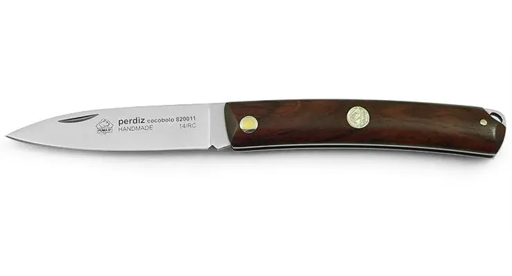 puma-ip-perdiz-cocobolo-taschenmesser-mit-wildlederetui image 1