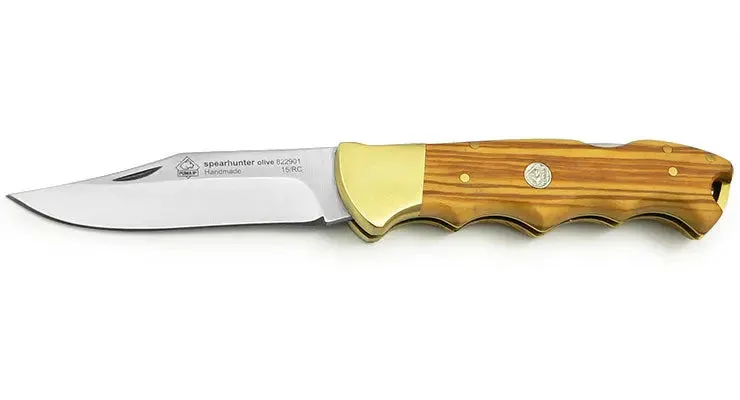 puma-ip-spearhunter-klappmesser-olivenholz-spearpoint image 1