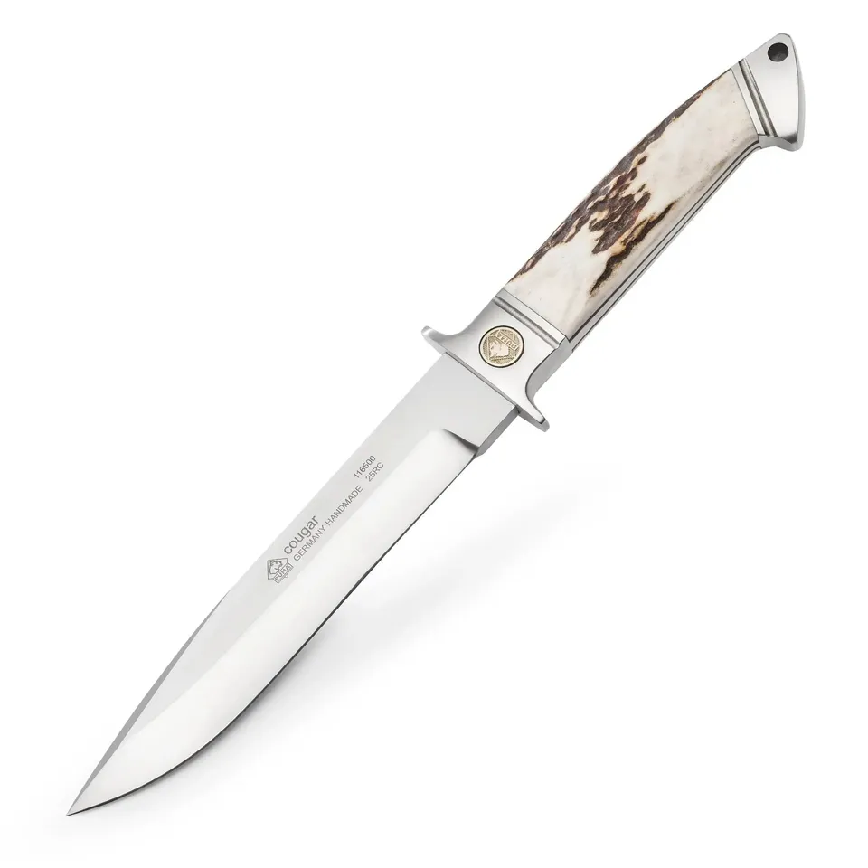 puma-cougar-hirschhorn-jagdmesser-feststehend-sammlerst-ck image 1