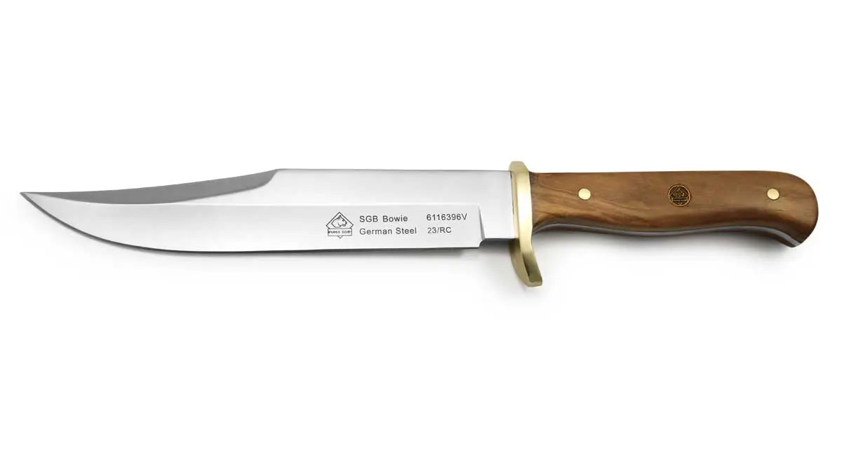 puma-sgb-bowie-messer-olivenholz-mit-lederscheide image 3