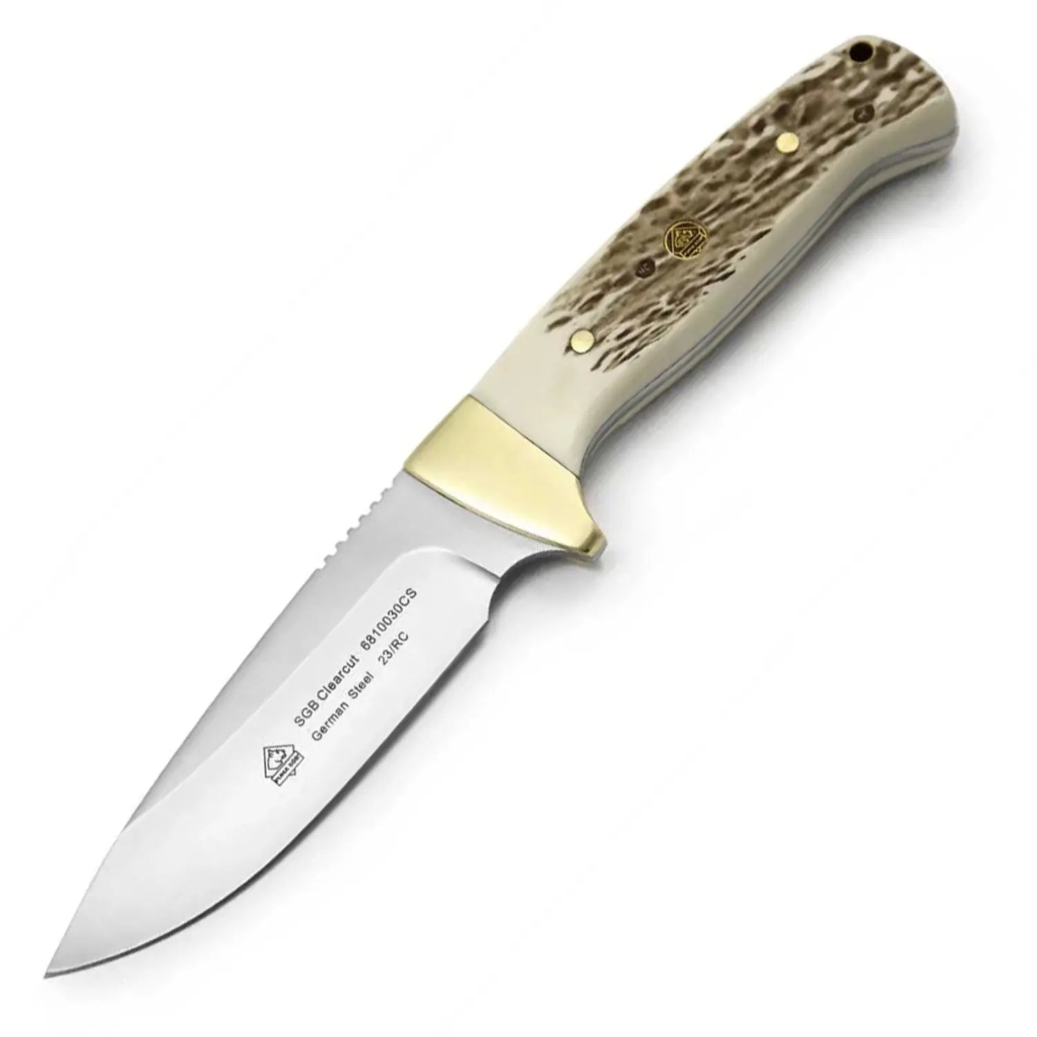 puma-sgb-clearcut-commando-stag-feststehendes-messer-leder image 1