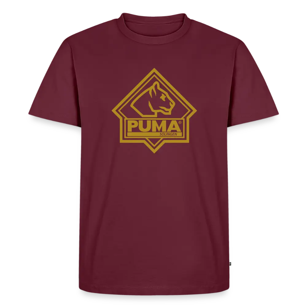 puma-heritage-t-shirt-herren-baumwolle-schwarz-logo-front image 7