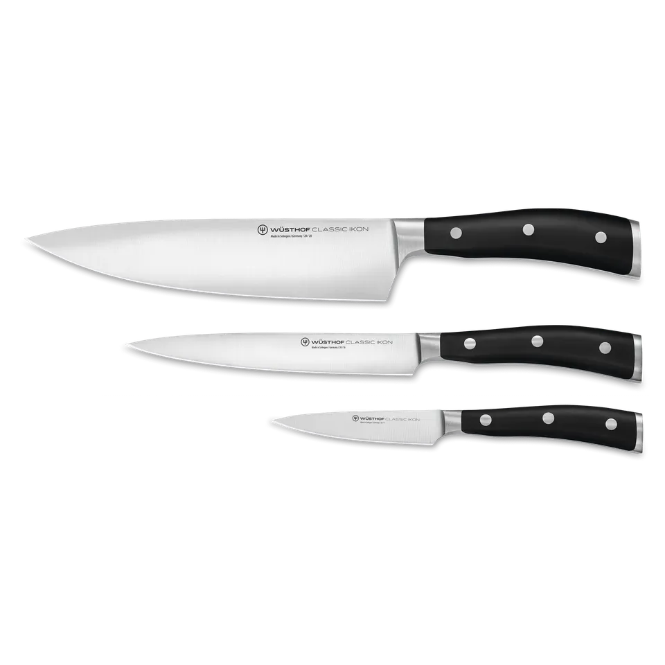 w-sthof-classic-ikon-kochmesser-set-3-teilig-geschmiedet image 1
