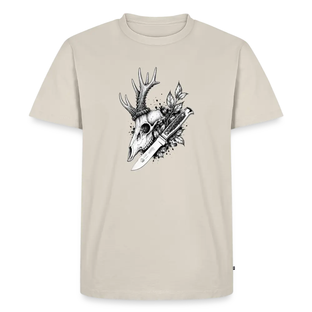 puma-jagdnicker-premium-t-shirt-baumwolle-beige image 1