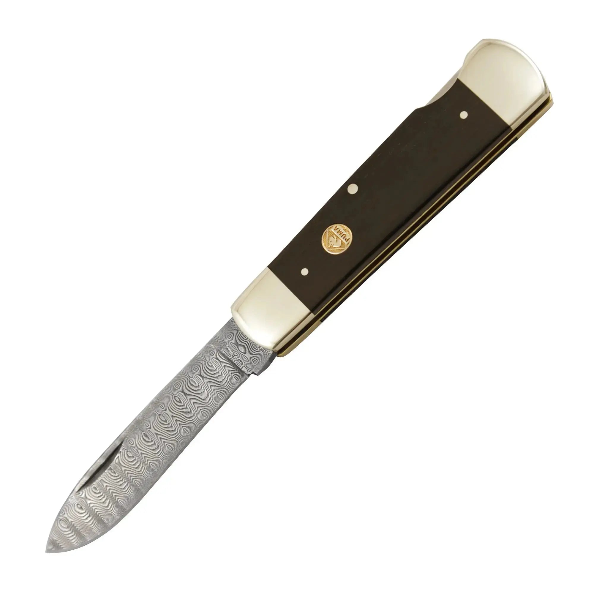 puma-von-berg-damast-taschenmesser-ebenholz-limitiert image 1