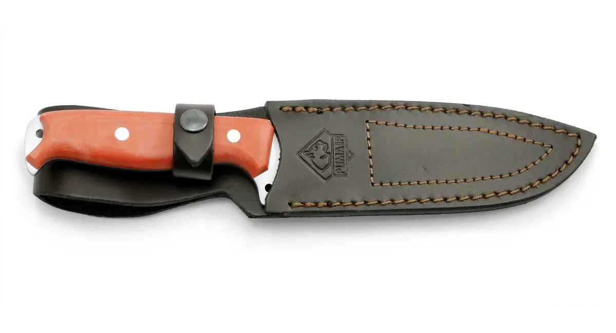 puma-ip-outdoor-micarta-orange-outdoormesser-mit-lederscheide image 3