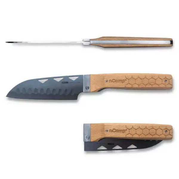 ncamp-santoku-messer-klappbar-9cr18mov-buche-mit-etui image 1