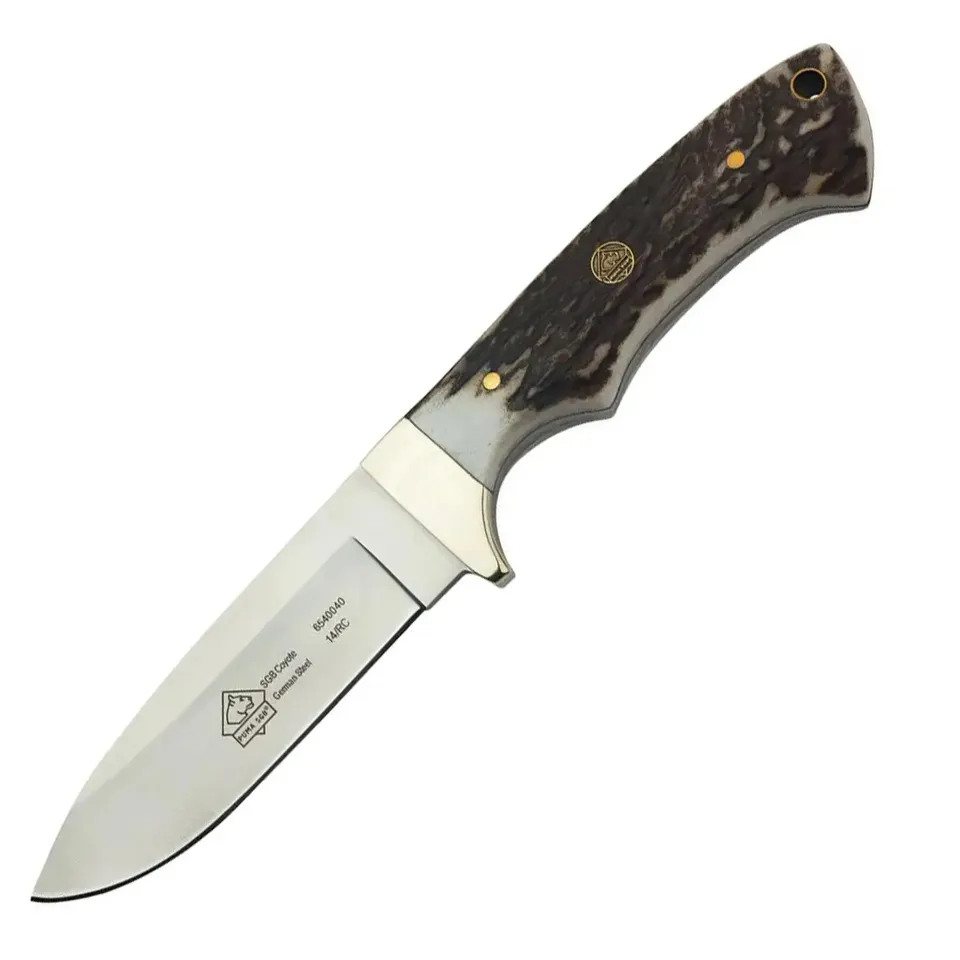 puma-sgb-coyote-feststehendes-messer-hirschhorn-stag image 1