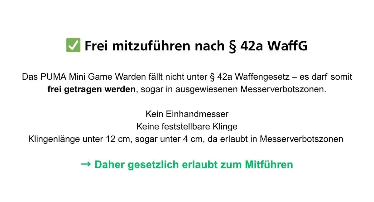 puma-mini-game-warden-miniaturmesser-holz-mit-geschenkbox image 8