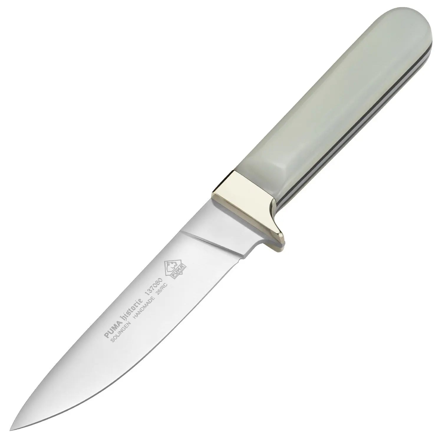 puma-historie-jagdmesser-acryl-fluoreszierend-sandvik-allround image 1