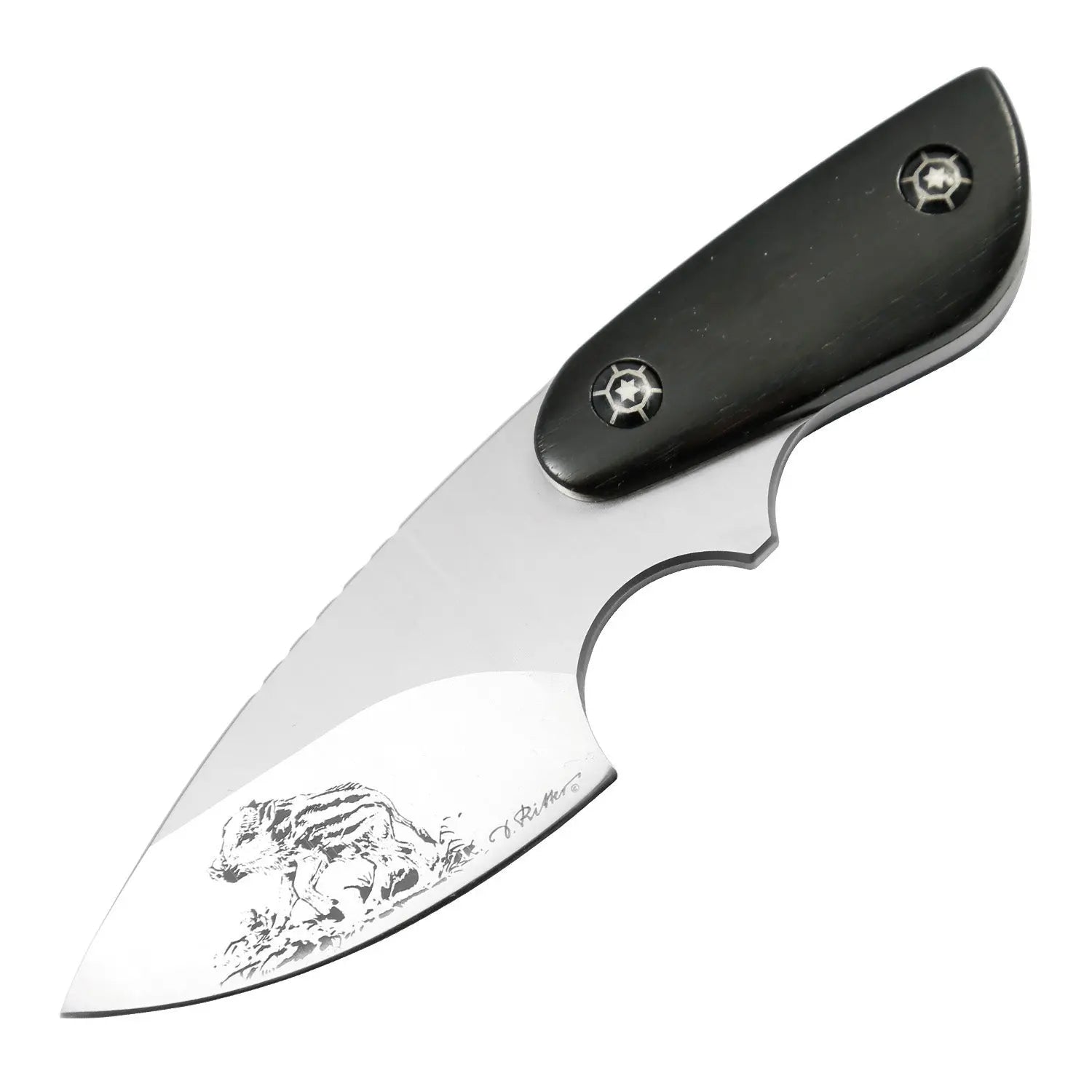 puma-ip-wild-boar-frischling-neck-knife-ebenholz image 2