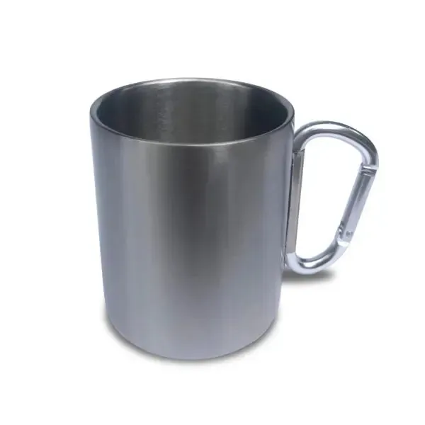 ncamp-karabinerbecher-isolierte-tasse-edelstahl-300ml image 1