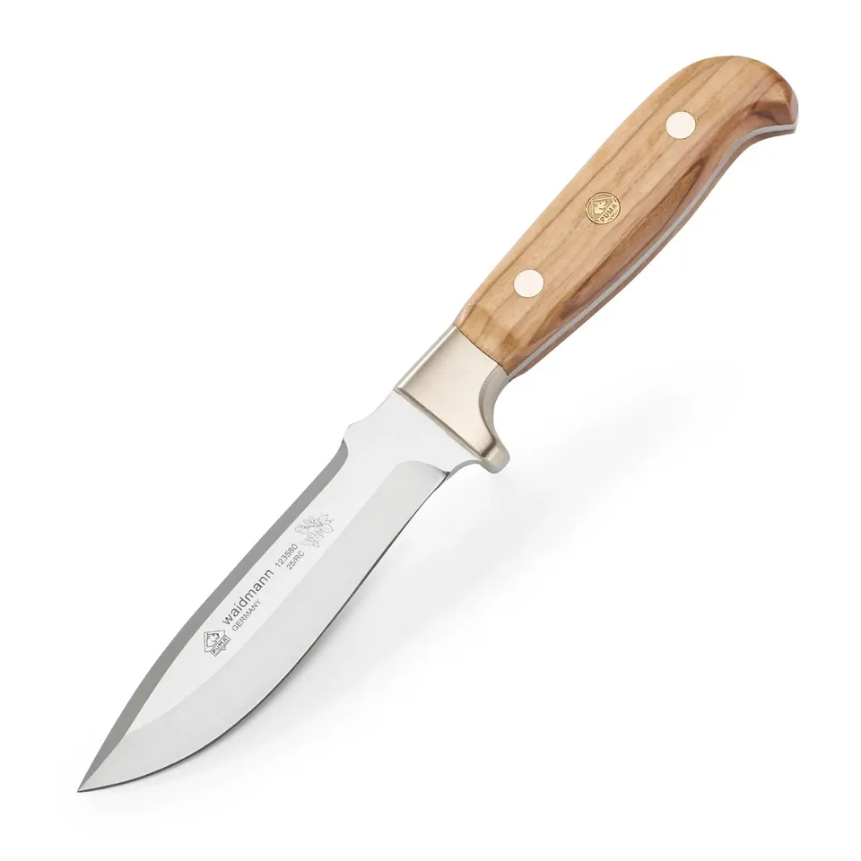puma-waidmann-jagdmesser-olivenholz-neusilber image 1