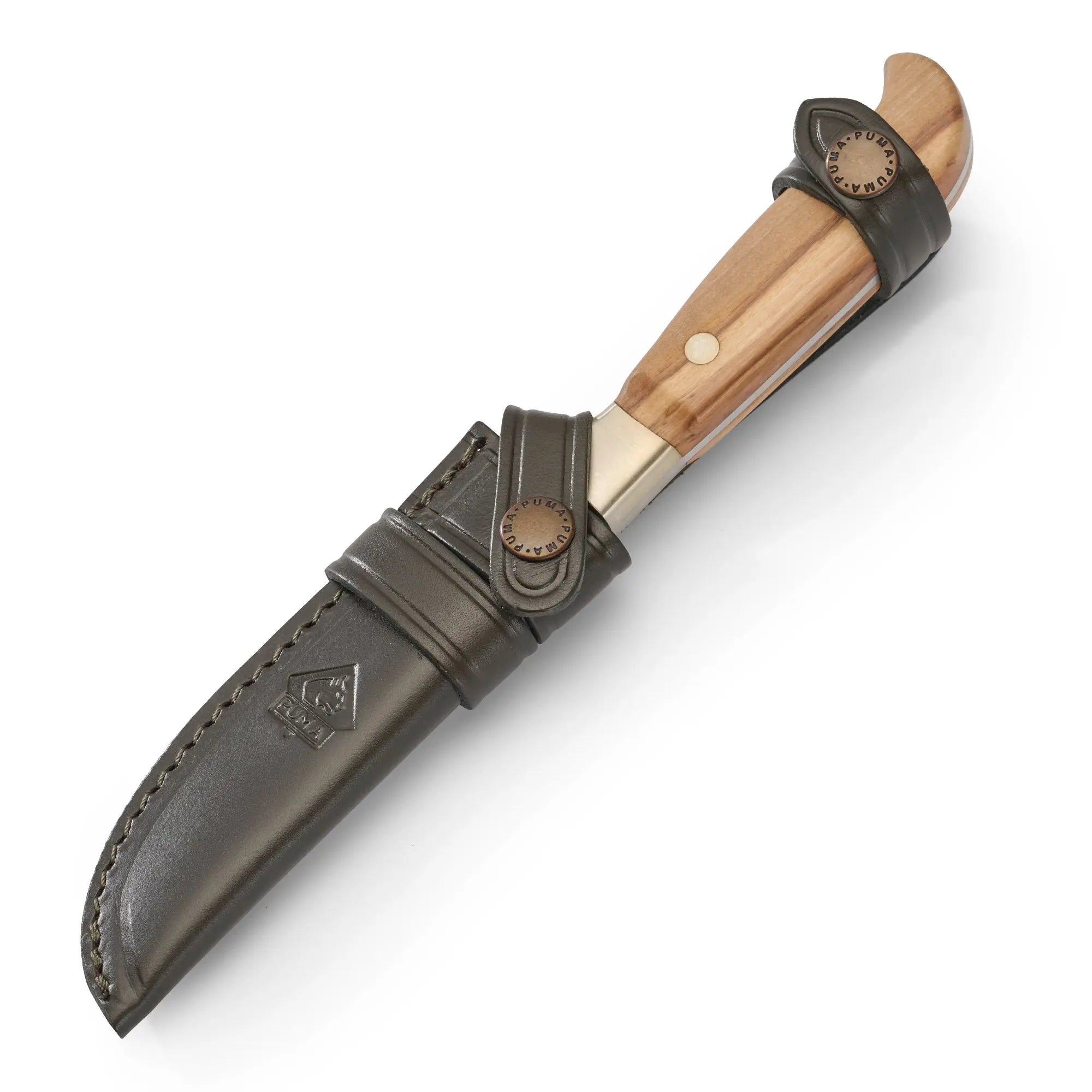 puma-waidmann-jagdmesser-olivenholz-neusilber image 3