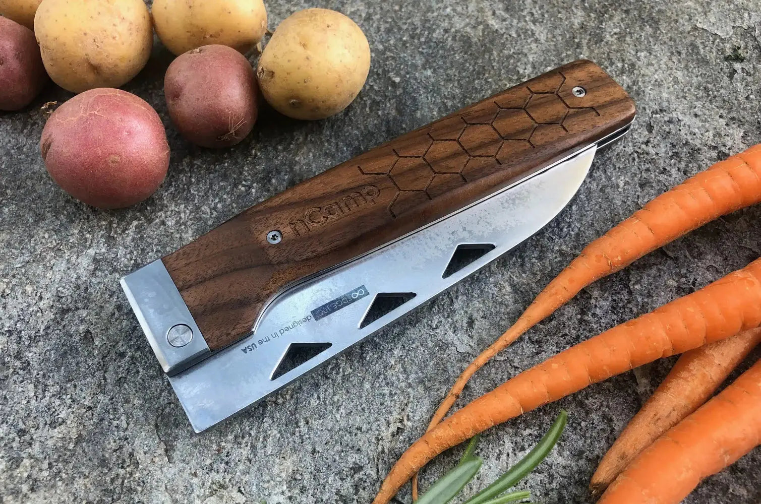 ncamp-elite-santoku-k-chenmesser-damast-walnuss-lederetui image 4