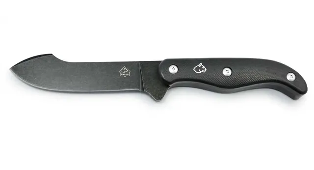 puma-tec-predator-outdoormesser-g10-schwarz-lederscheide image 1