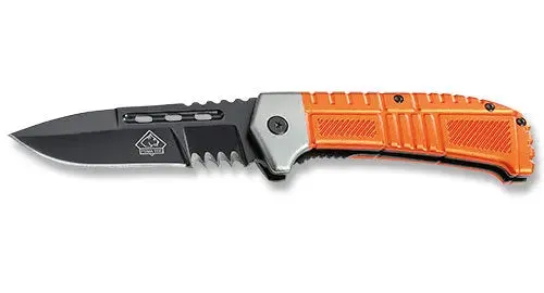 puma-tec-einhandmesser-liner-lock-leichtmetall-orange image 1
