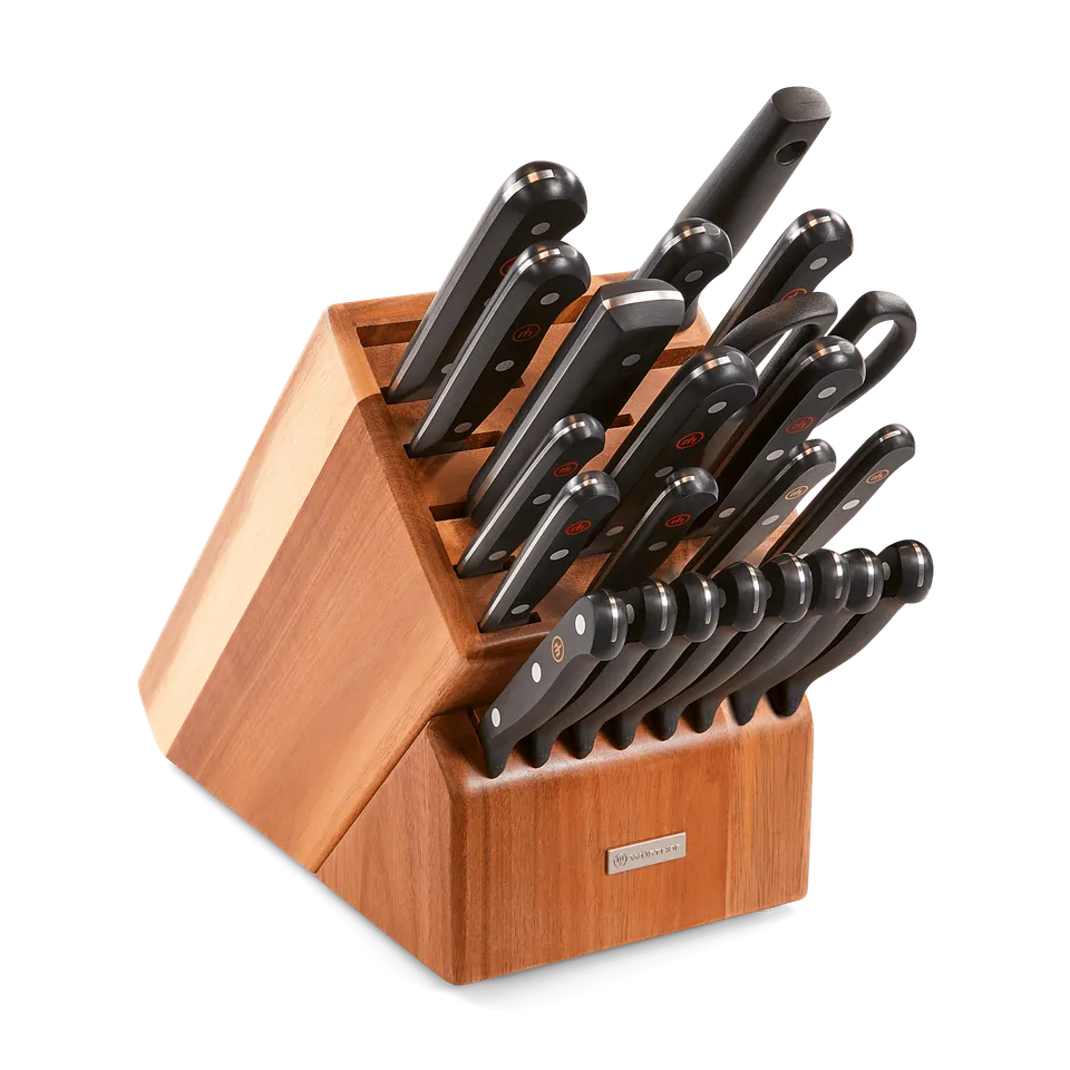 w-sthof-gourmet-messerblock-set-23-tlg-akazie image 1