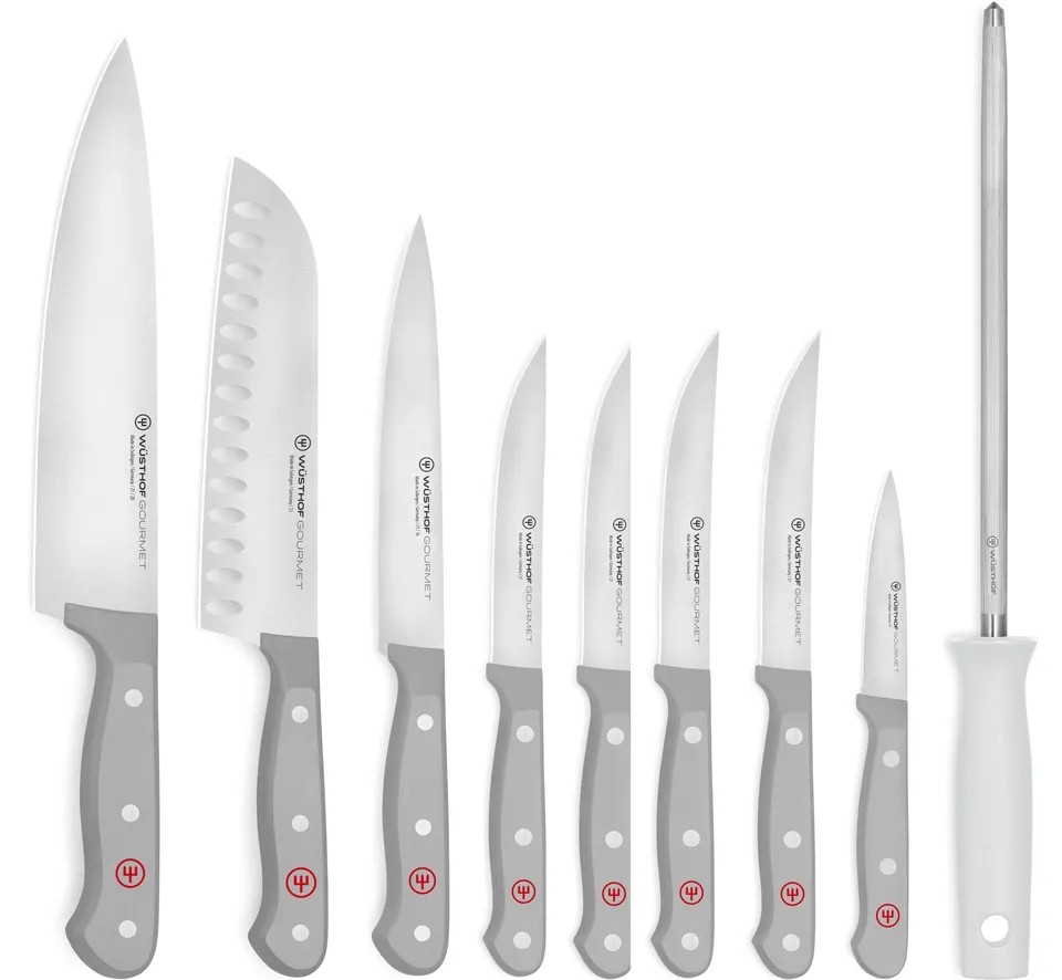 w-sthof-gourmet-messerset-9-teilig-grau-mit-santoku image 1