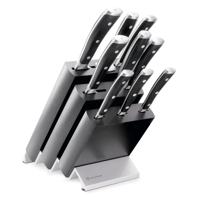 w-sthof-classic-ikon-messerblock-10-teilig-schwarz image 1