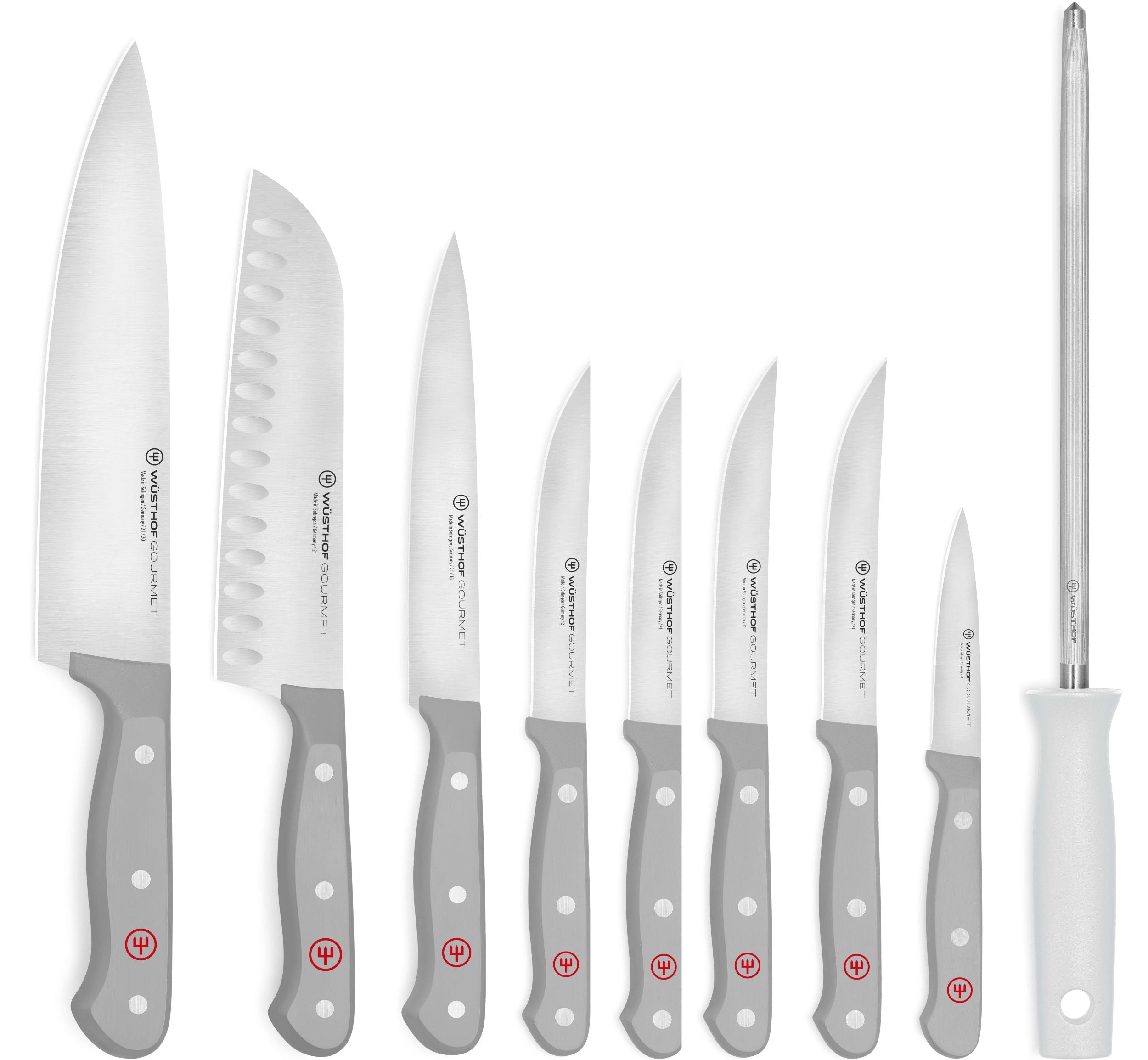 w-sthof-gourmet-messerset-9-teilig-grau-mit-santoku image 1