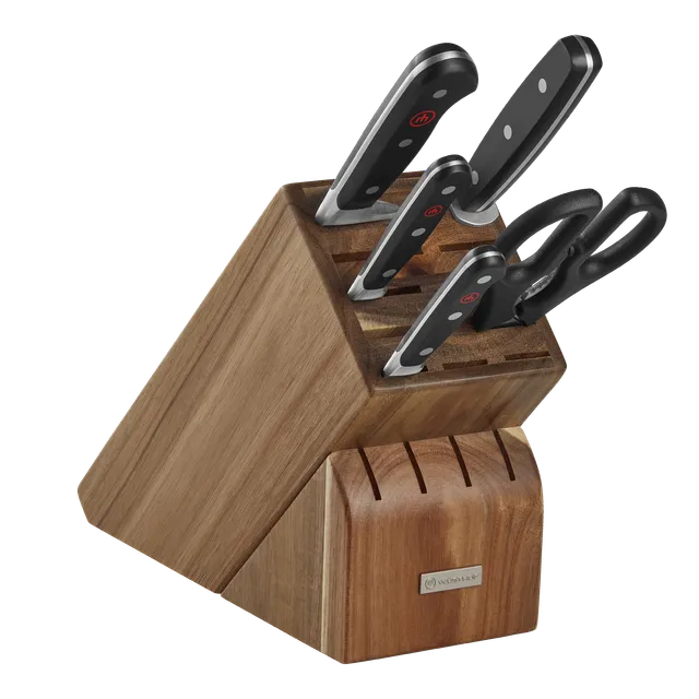 w-sthof-classic-6-teiliges-messerblock-set-schwarz-akazie image 1