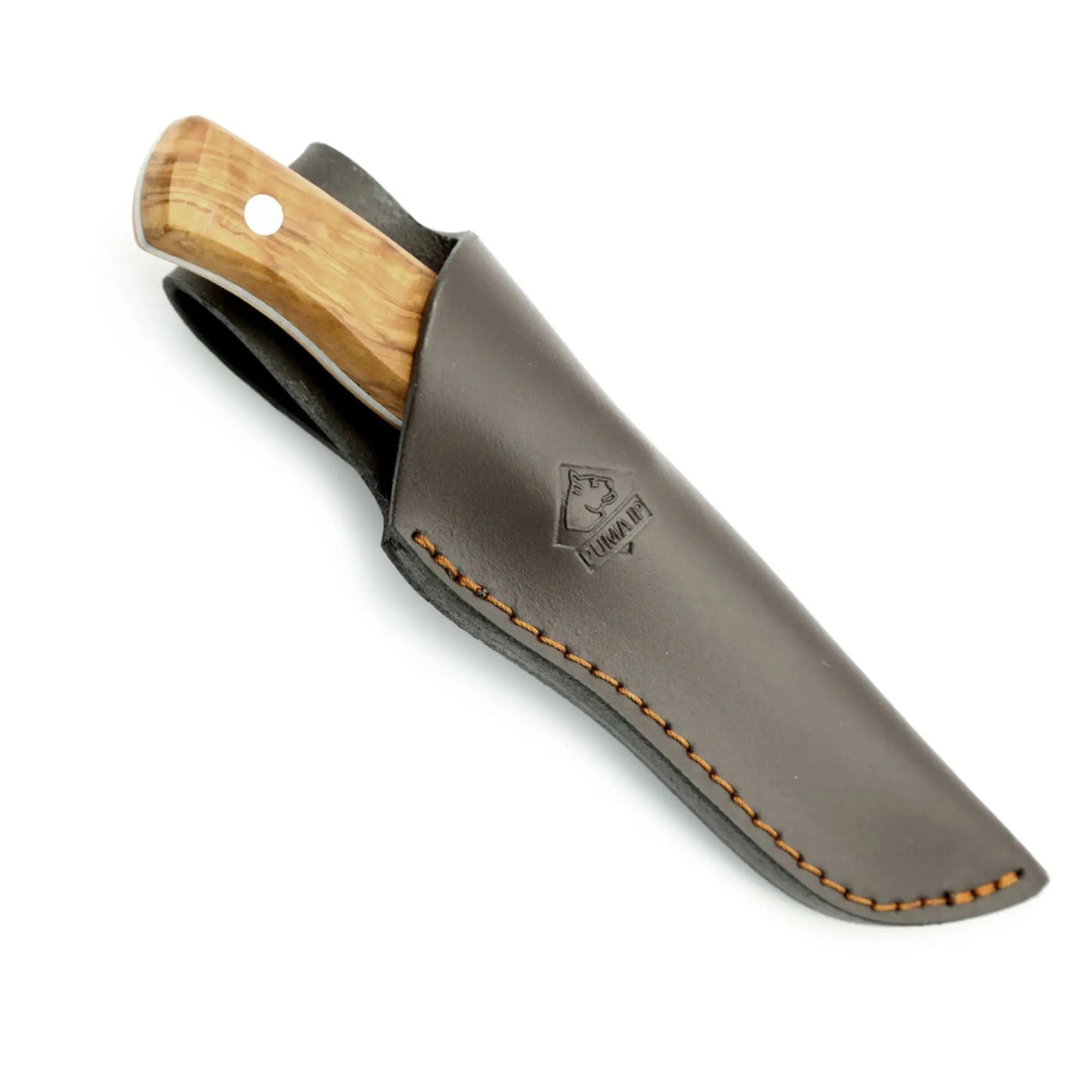 puma-ip-valencia-olive-jagdmesser-olivenholz-mit-lederscheide image 3