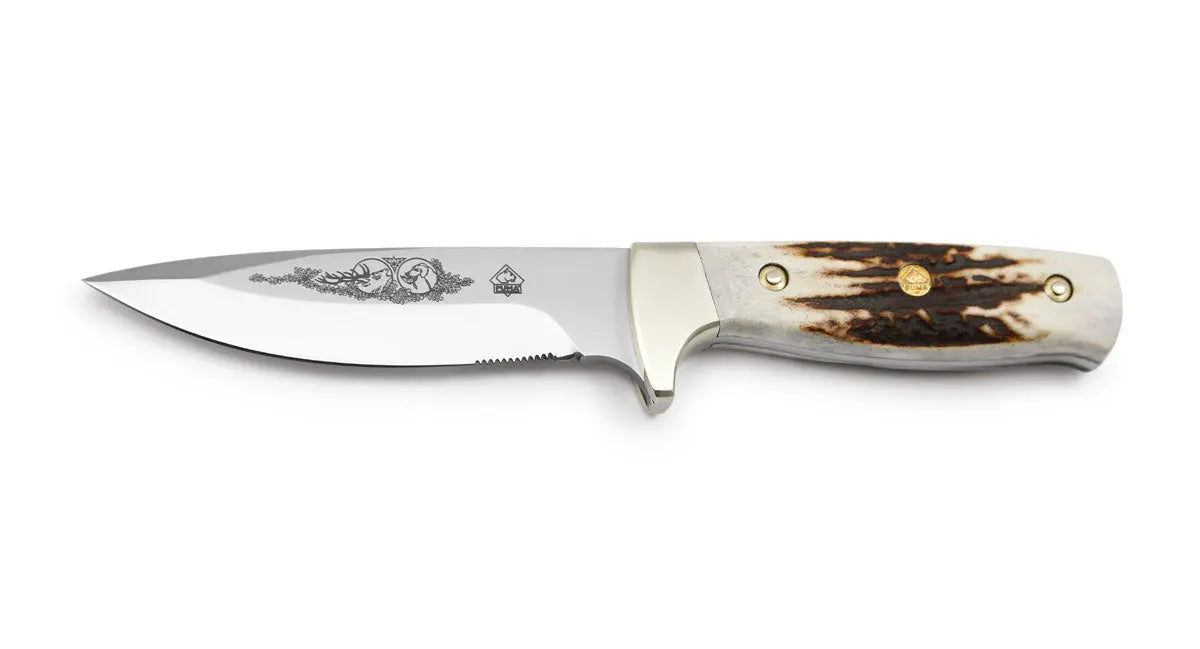 puma-merlin-m-stag-waidmesser-hirschhorn-jagdmotiv image 1