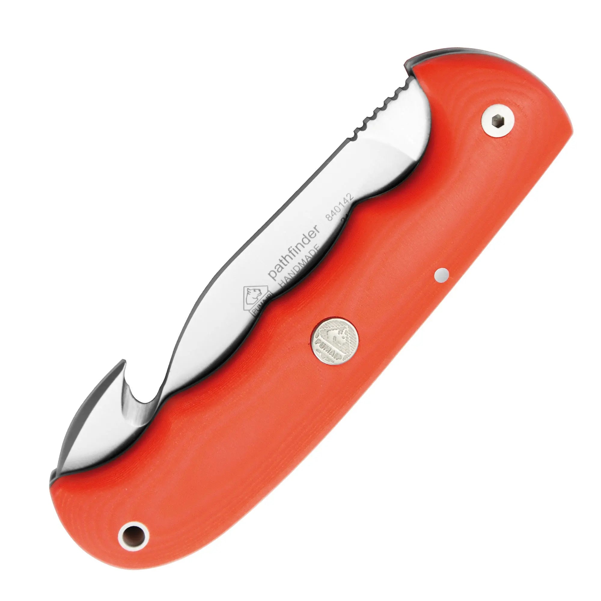 puma-ip-pathfinder-jagdtaschenmesser-guthook-orange-micarta image 2