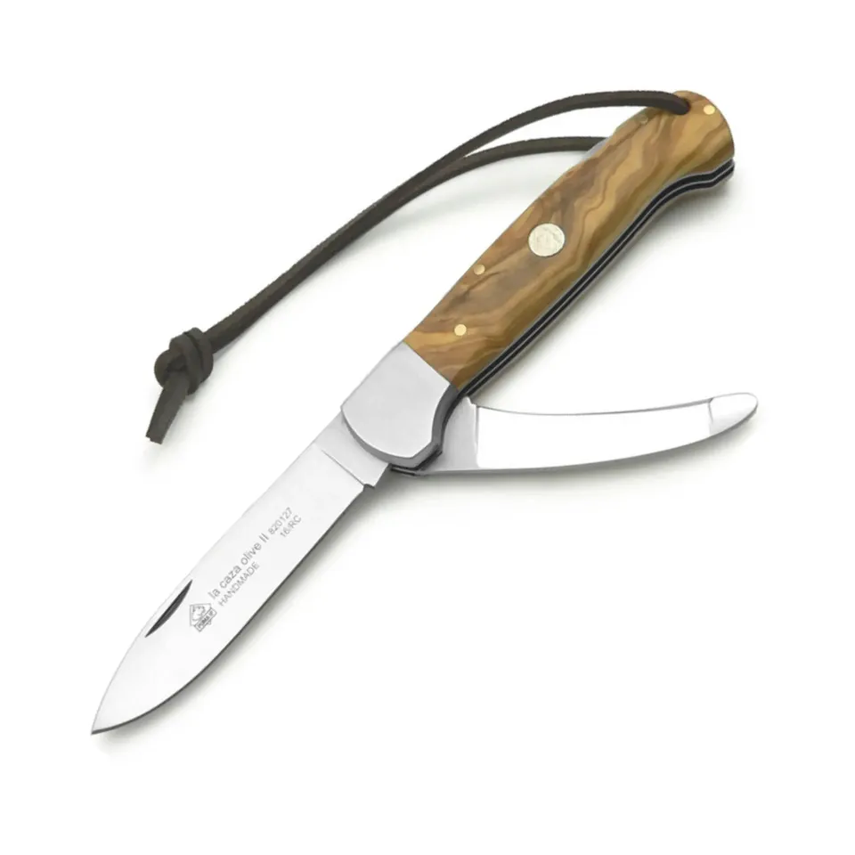 puma-ip-la-caza-olive-ii-taschenmesser-2-klingig-backlock image 1