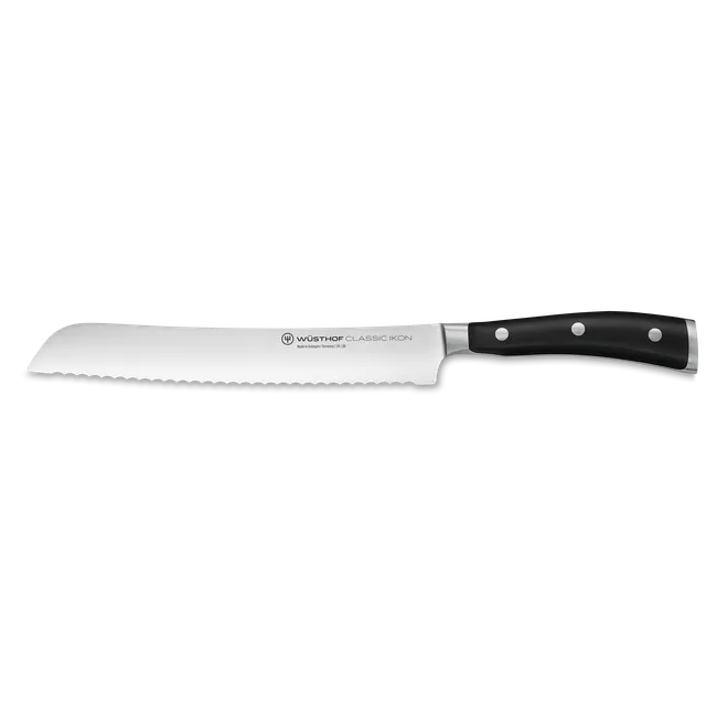 w-sthof-classic-ikon-brotmesser-20-cm-schwarz-wellenschliff image 1