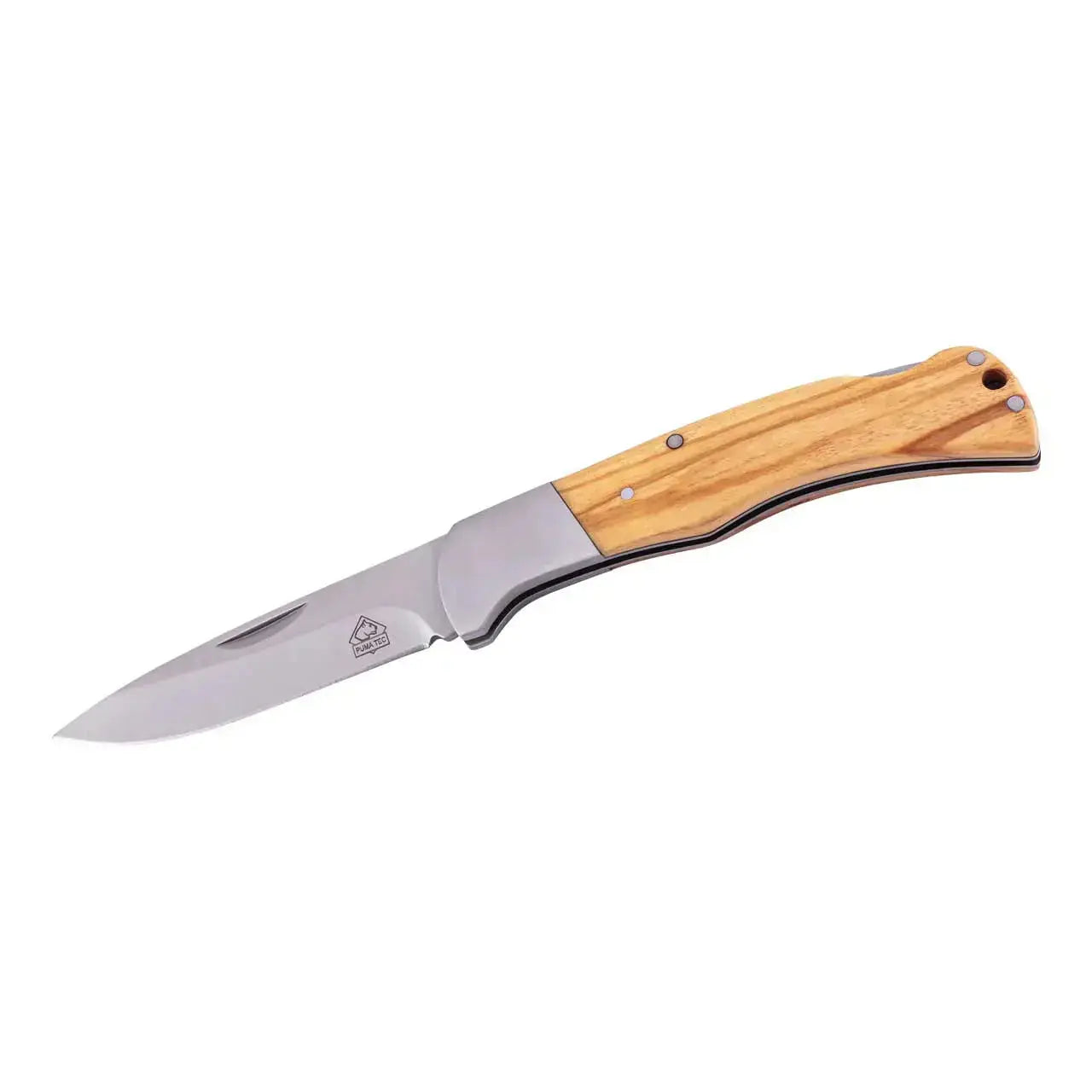 puma-tec-taschenmesser-olivenholz-backlock-geschenkbox image 2
