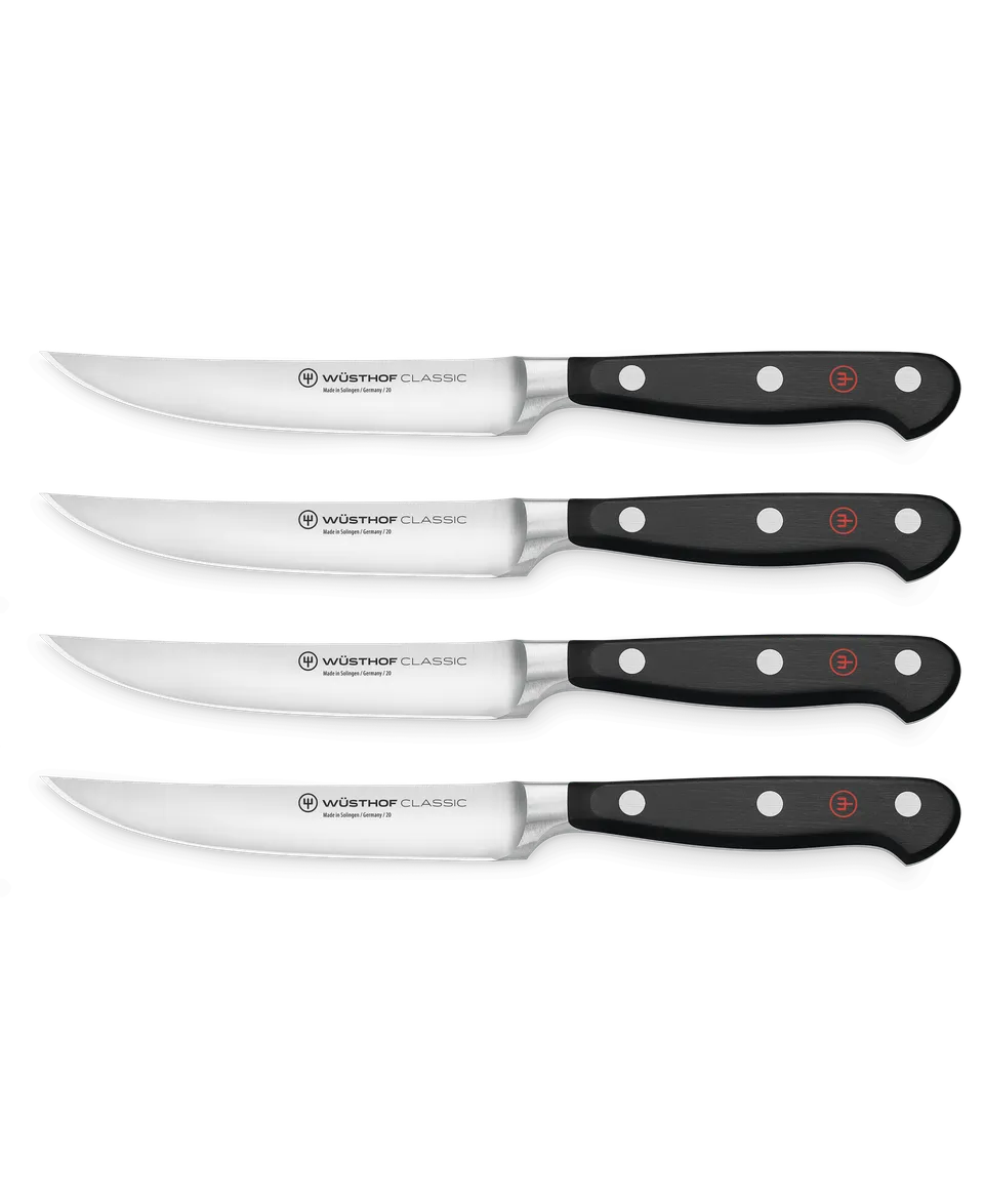w-sthof-classic-steakmesserset-4-teilig-schwarz-geschmiedet image 1