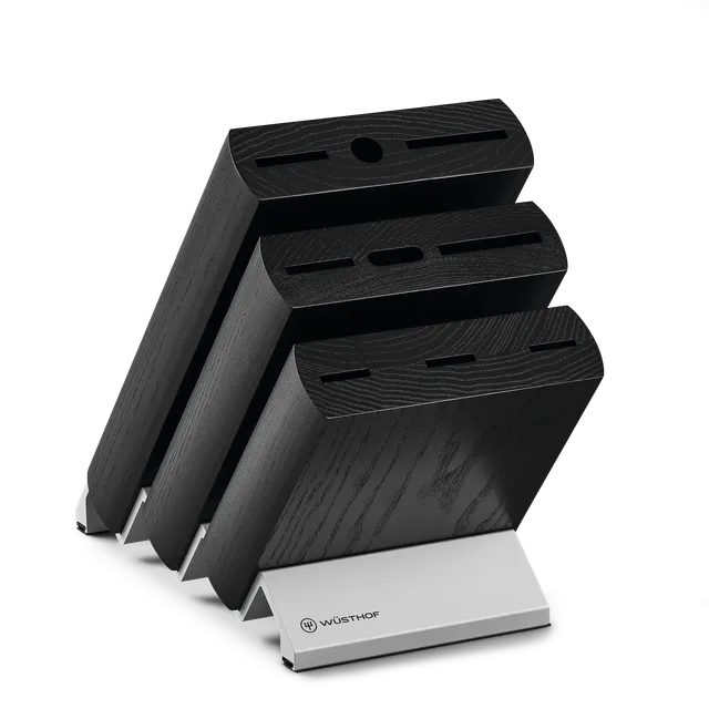w-sthof-messerblock-9-f-cher-schwarz-alu-sockel image 1