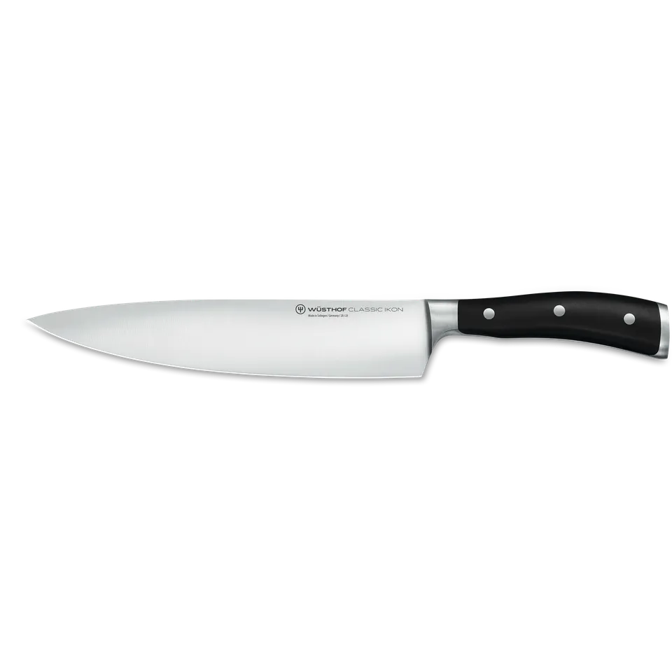 w-sthof-classic-ikon-kochmesser-23-cm-schwarz-halbkropf image 1